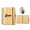 Bamboo Cover Notebook w/ Pen